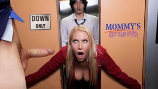 MommysLittleMan - Vanessa Cage - Hot Boss Vanessa Cage Is the Perfect MILF for an Elevator Fuck!