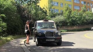 SexInTaxi - Joana Intense - Tattooed bitch gets a very special cream from his hard dick