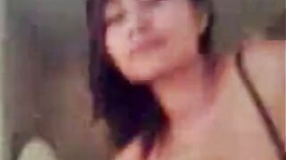 Horny Asian Couple with Big Tits and Blowjob Action