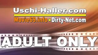 Amateur Threesome on a Table in a Pub