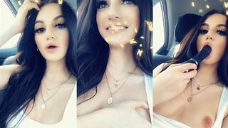 Kathleen Eggleton Masturbating in Car Leaked Porn Video