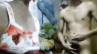 Amateur Asian Granny Webcam Show with Young Boy