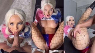 ScarlettKissesXO Harley Quinn Cosplay Sex Tape Video Leaked