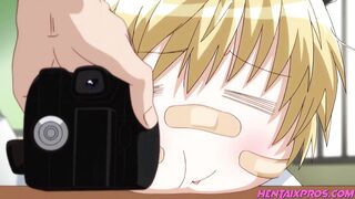 Uncensored Hentai Pussy Fingering and Facial Cumshot