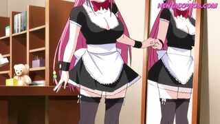 Uncensored Hentai Pussy Fingering and Facial Cumshot