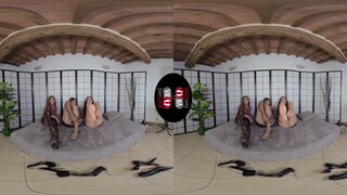 VR FOOT FETISH Sexy Katia Casadei Lilian And Thena Wiggle Their Feet In Vr Vr 4K 60