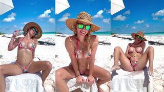 Vicky Stark Public Beach Masturbation Video Leaked