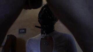 Tied Laura XXX Masked for Hardcore BDSM and Facial