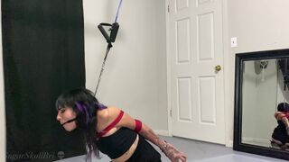 Skull Candy Bri Bondage Intruder bound ft jake wing ballgagged