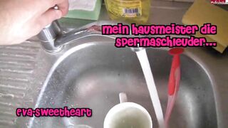 Deutscher Amateur Blowjob mit Cumshot ins Gesicht