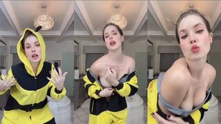 Amanda Cerny Nude Striptease Nipple Slip Video Leaked