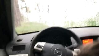 18yo Blonde Student Sucks and Fucks in Car