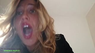 FURIOUSLY HARDCORE:the most PAINFUL and FUCK EVER! NO MERCY for MAELLE and for her PUSSY that gets DESTROYED by a PERVERSE FAN (CONSENSUAL ROLEPLAY, INTRO ENDS at 2:46) AMATEUR HOMEMADE 100% SEXTAPE