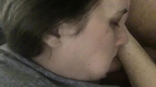 Cum-Drooling Amateur Babe's POV Creampie