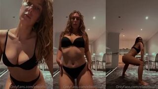 Elle Twerk  Onlyfans Nude Black Thong Video Leaked