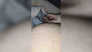 Step mom hand slip into step son dick without shame in bed