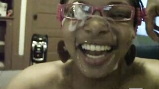 Creamy Facial for Ebony Webcam Girl