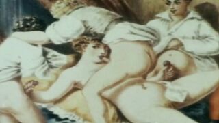 Deutsch Vintage Dreier mit Gesicht