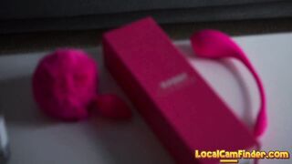 Naughty Solo Webcam Girl Squirts with Anal Toy and Pussy Play