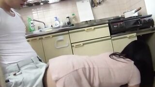 18-year-old Japanese Amateur Housemaid Homemade Sex with a Plumber