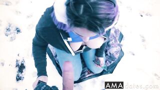 Public Blowjob - Huge Cum Load in the Park