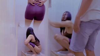 I had to take a nap and take a nap in the bathroom.