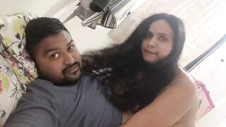 Desi indian Marathi married horney couple Homemade riding video