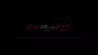 Naughty cougar Sofie Marie double penetrated in threesome