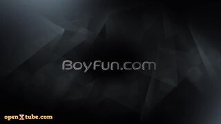 Teen Boy Playing With His Big Dick At The Sofa