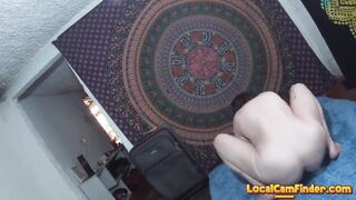 Naked Yoga Routine by a Stunning Teen Babe