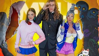 BadMilfs - Lucy Lotus, Lolly Dames - Daandodan: My Boyfriend Is Possessed, Let’s Fuck the Ghosts Out of Him!